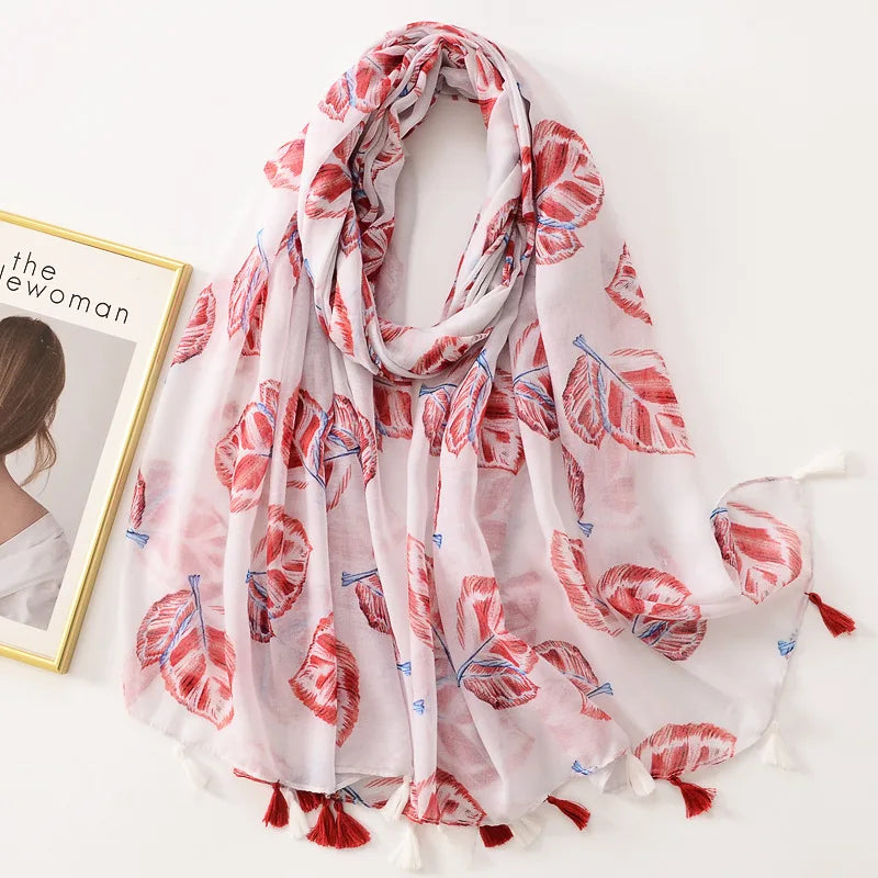 Bandannas Designer Scarf Luxury Scarves Woman Scarf Elegant Women's Shawls For Cotton Veils Bandana Brand