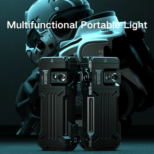 1500 Lumen Rechargeable Magnetic EDC Flashlight With Tiltable Side Light