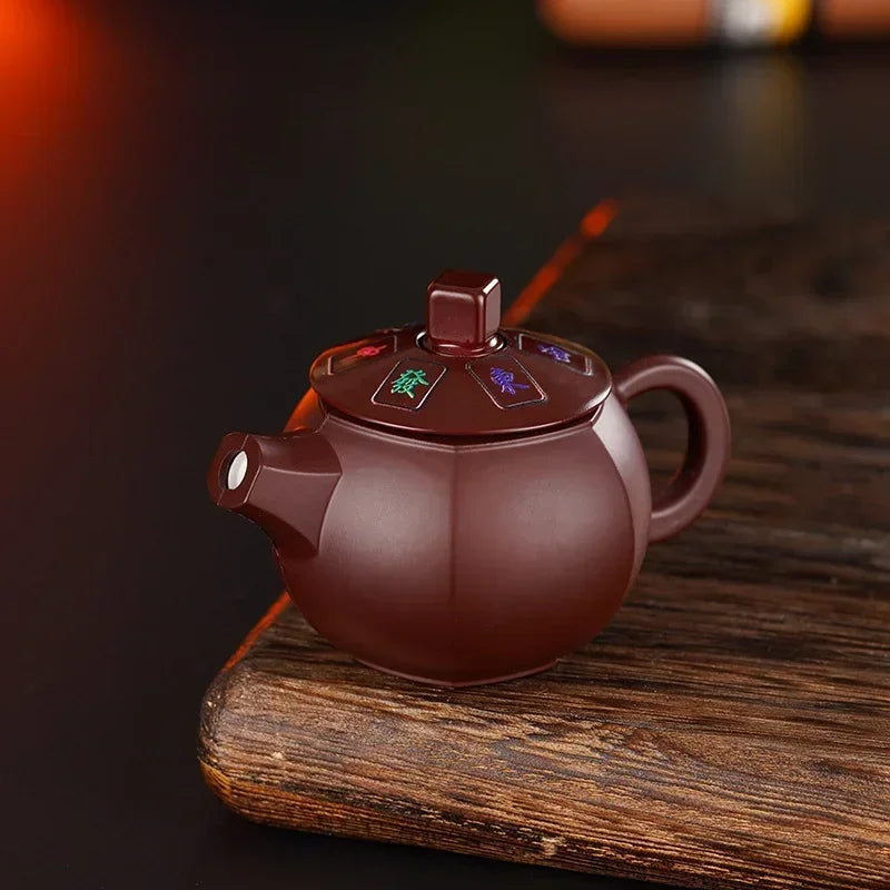 Creative Teapot Gas Lighter Adjustable Flames with Playing Inflation Windproof Red Flame Cigarette Accessories Unique Gift