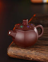 Creative Teapot Gas Lighter Adjustable Flames with Playing Inflation Windproof Red Flame Cigarette Accessories Unique Gift