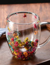 1/2/4PCS Double Wall Clear Glass Coffee Mugs Double Insulated Glass Cup For Hot Cold Beverages Cappuccino Espresso Cup