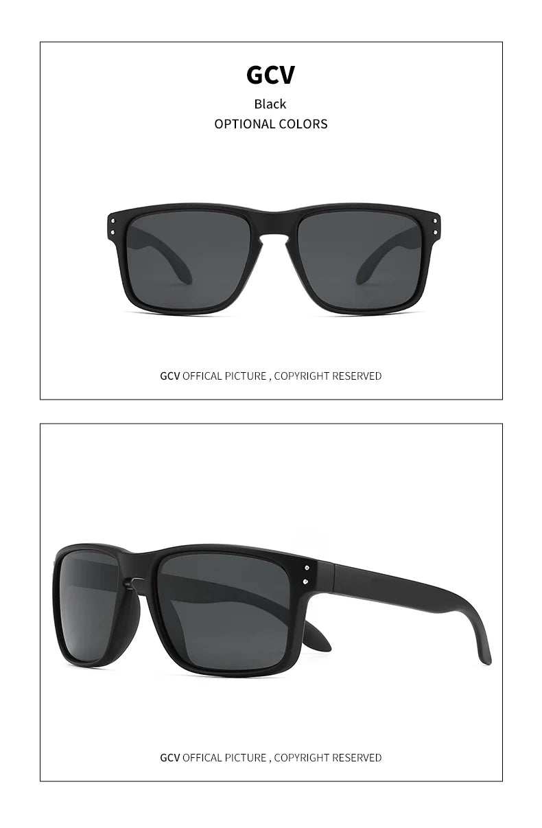 Retro Wrap Photochromic Polarized UV400 Sunglasses for Men Women Casual Fashion Eyewear
