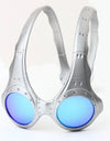 Cycling Glasses Fashion Cycling Personality Glasses Retro Uv Protection Silver Frame Glasses Outdoor Cycling Equipment