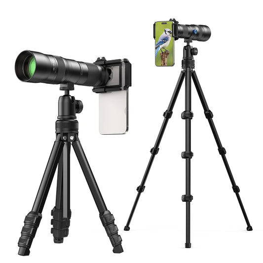 20X to 60X Mobile Phone Telephoto Zoom Lens with Metal Tripod