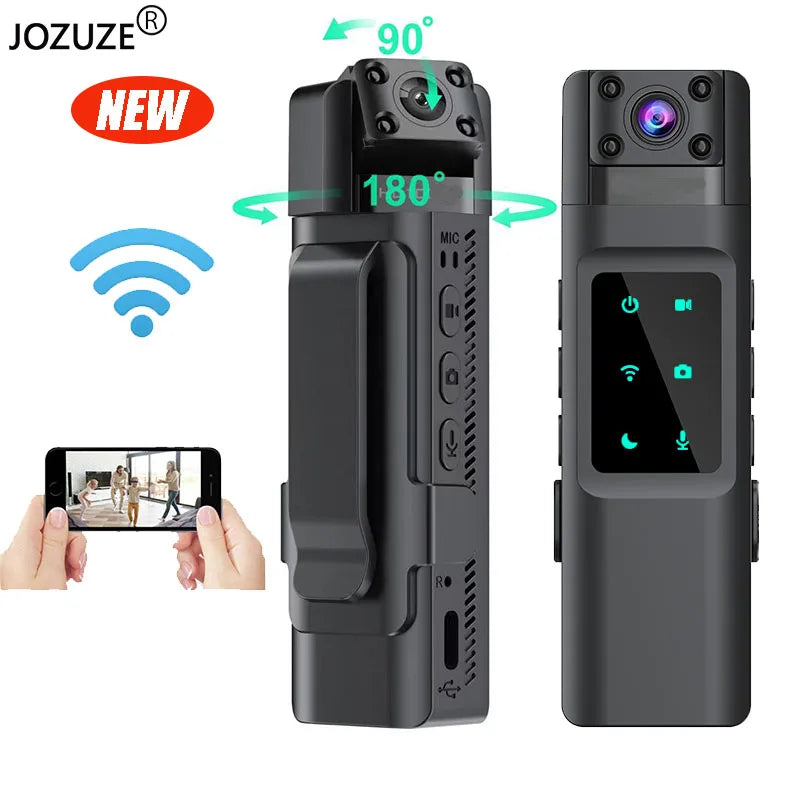Wifi Hotspot Mini Camera 1080P Portable Digital Video Recorder Body Camera Night Vision DVR Miniature Camcorder