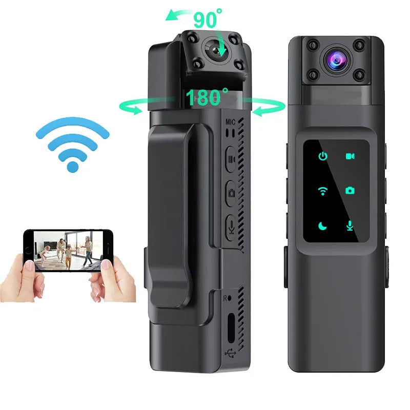 Wifi Hotspot Mini Camera 1080P Portable Digital Video Recorder Body Camera Night Vision DVR Miniature Camcorder