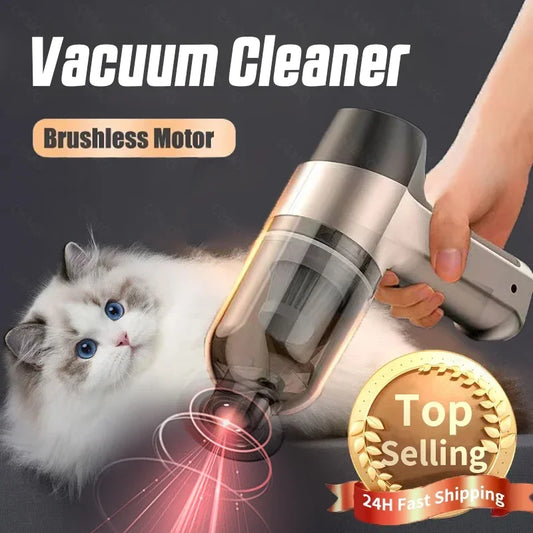 150000PA Car Vacuum Cleaner Handheld Vacuum Cleaner Portable Strong Suction Wireless Poweful Car Cleaner Home Appliance