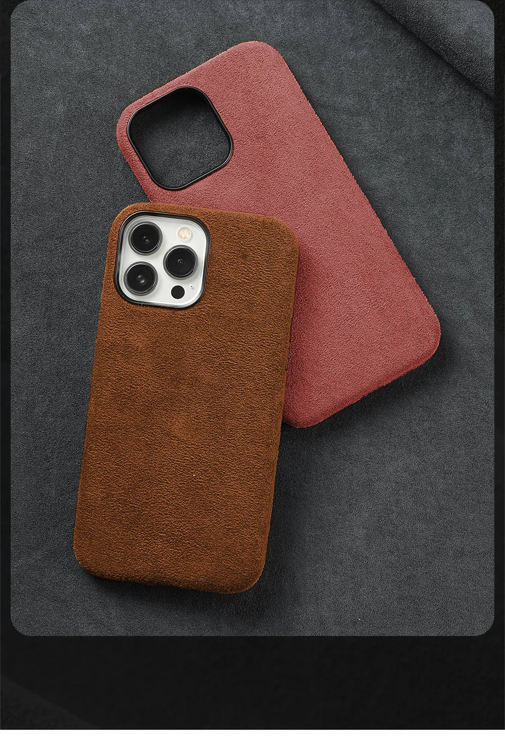 for Magsafe Case Soft Suede Fur Car Leather Phone Case for iPhone 14 Pro Max 14Pro 14 Plus  Back Cover