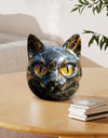 Cat Sculpture Elegant Black Cat Figurines Art Sculpture Resin Desk Decor Art Piece For Men Women Animal Lovers Housewarming