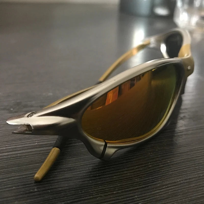 Polarized UV400 Cycling Sunglasses – Multi Color Metal Frame Fishing Riding Bicycle Eyewear