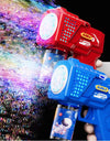 Electric Bubble Gun Astronaut Kids Toy Bubbles Machine Automatic Soap Blower with Light Summer Outdoor Party Games