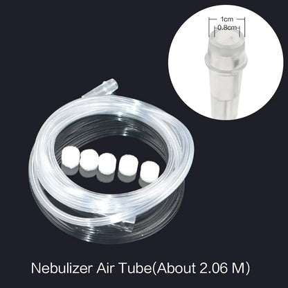 6 In 1 Nebulizer Inhaler Set CompMist Household Nebulizer Cup Mouthpieces Adult Child Mask Inhaler Set Accessories One-time