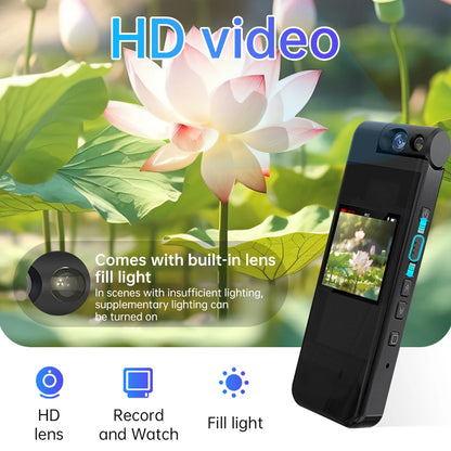 Mini Portable Digital Video Recorder, Body Camera, Night Vision Recorder, Miniature Camcorder, New Products, 2K, H.264 Mov