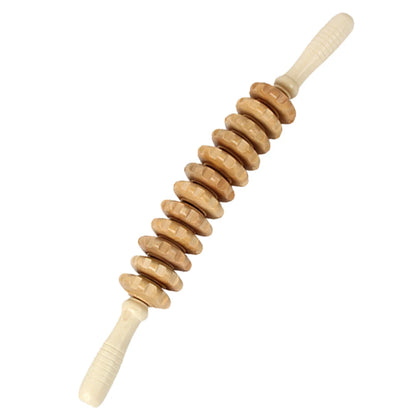 Curved Wood Roller for Stomach Cellulite,Wooden Therapy Massage Tool for Body Shaping,Wood Massager Stick for Lymphatic Drainage