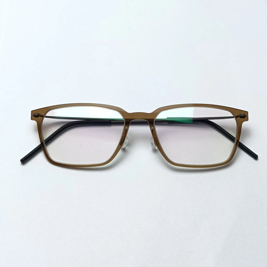 Rectangle Titanium Acetate Ultralight Eyeglasses Frame