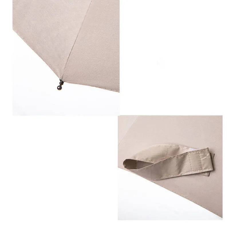 Reinforced 24 Bone Folding Umbrella Strong Wind Resistant Automatic Open Close Sun Rain Protection