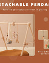 1 Set Of Wooden Baby Gym Newborn Activity Fitness Stand  Baby Pendant Crib Decoration Baby Accessories Rattle Toy Gifts For Baby
