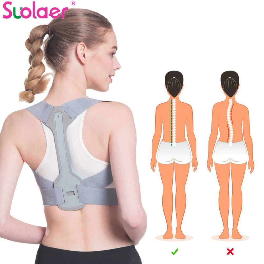 Back Posture Corrector Adjustable Postural Corrector Posture Back Corset Belt Vest For Column Posture Prevent Spinal Curvature