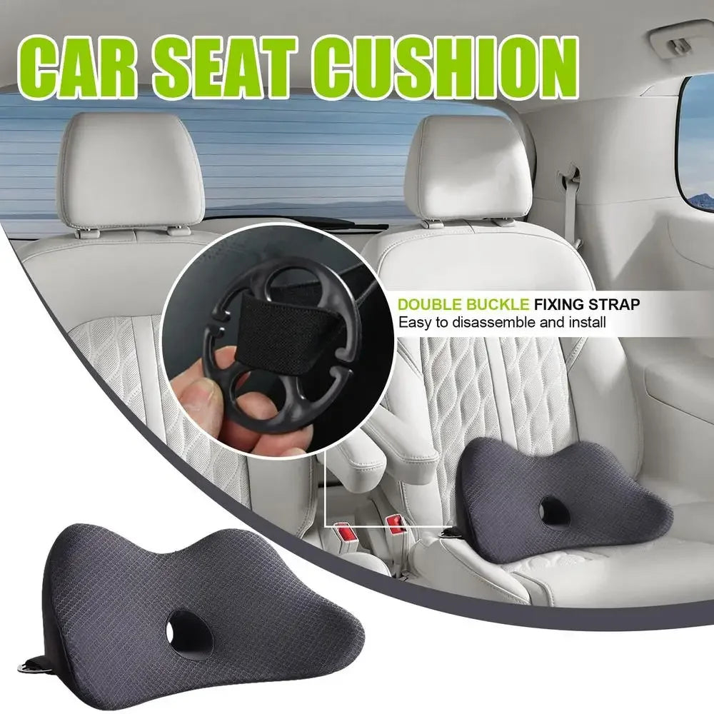 Lumbar Support Pillow Memory Foam Car Seat Waist Cushion Relieve Back Pain Soft and Comfortable For Office Home Car