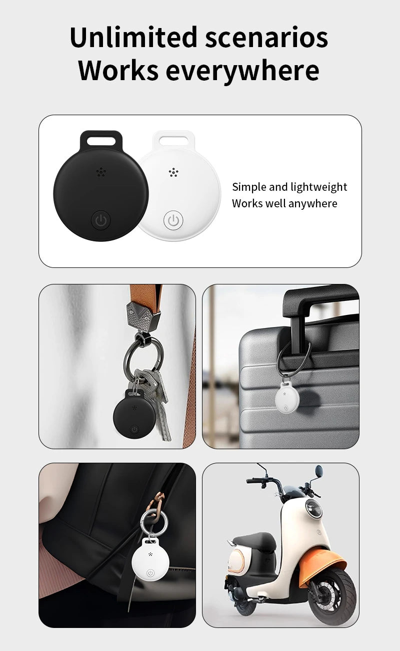 Mini Global Position Systm Tracker Works With iOS Find My APP MFI Smart Tag Key Finder Anti Lost Global Locator For Wallet Car Luggage Pet