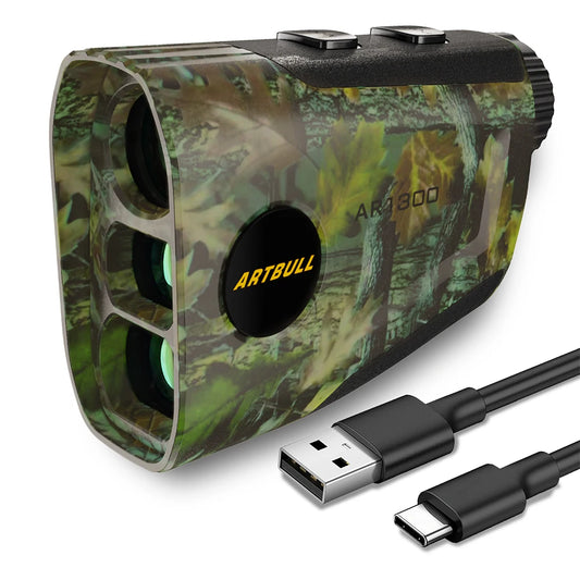 6X Rechargeable Laser Rangefinder 750 Yard With Slope Adjustment And Flag Lock