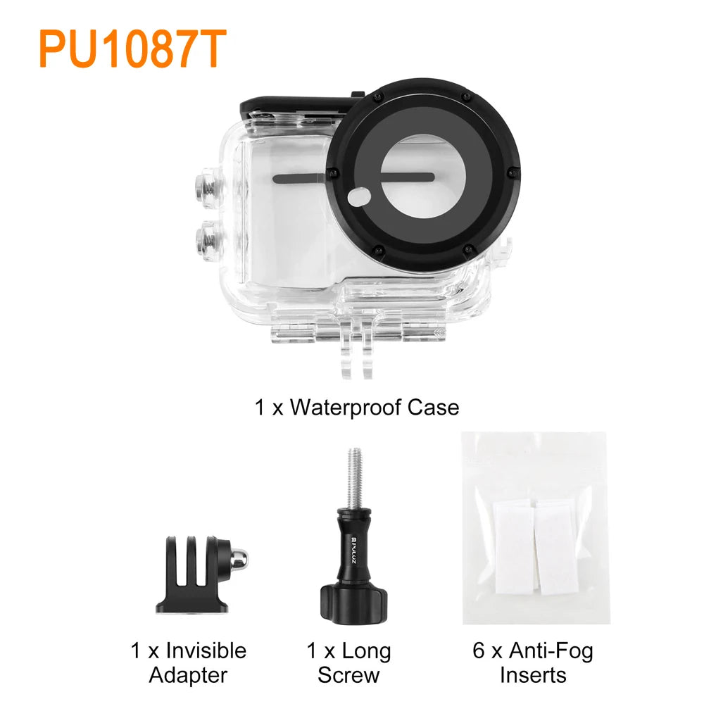 50 Metre Waterproof Diving Case for Insta360 GO Ultra with Invisible Base