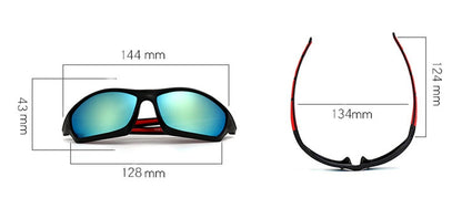 Polarized Motorcycle Glasses Outdoor Sports Driving UV400 Riding Glasses