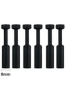 Free Bending Yellow Copper Mist Nozzle 8mm Straight Push Lock Joint Garden Watering Humidification Sprayer