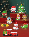 Knew Built Christmas Micro Mini Building Blocks Toys - Santa Claus, Christmas Tree, Reindeer, Snowman Elements - Perfect Gifts