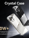 Case For iPhone 16 Pro Max Case Crystal Transparent PC Anti-Yellow Material Lens Protection Cover For iPhone 16 Pro Case