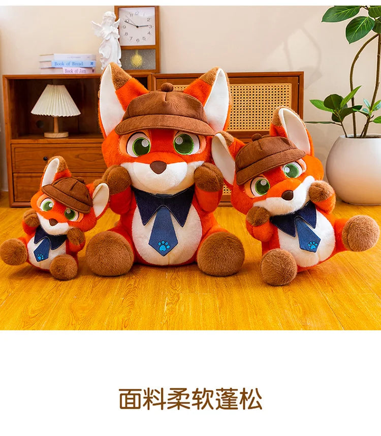 Cute Fox Character Plush Stuffed Doll Toy