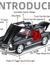 1:32 Scale 300SL GT63 V8 Sports Car Model Toy Metal Die-cast Sound Light Pull Back Vehicles Models Boys Hobby Ornaments Gifts