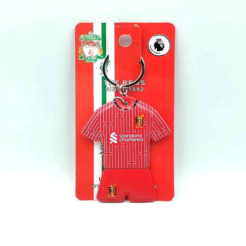 Football Jersey Keychain Soccer Team Shirt Bag Charm Sports Souvenir