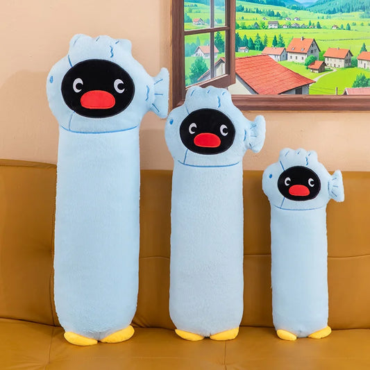 Kawaii Arctic Penguin Plush Long Pillow Hugging Cushion