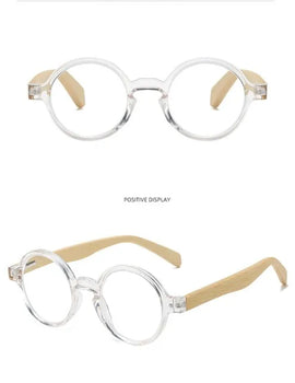Round Reading Glasses Men Retro Prescription Eyeglasses Frame Colorful Frame Diopter +1-+4