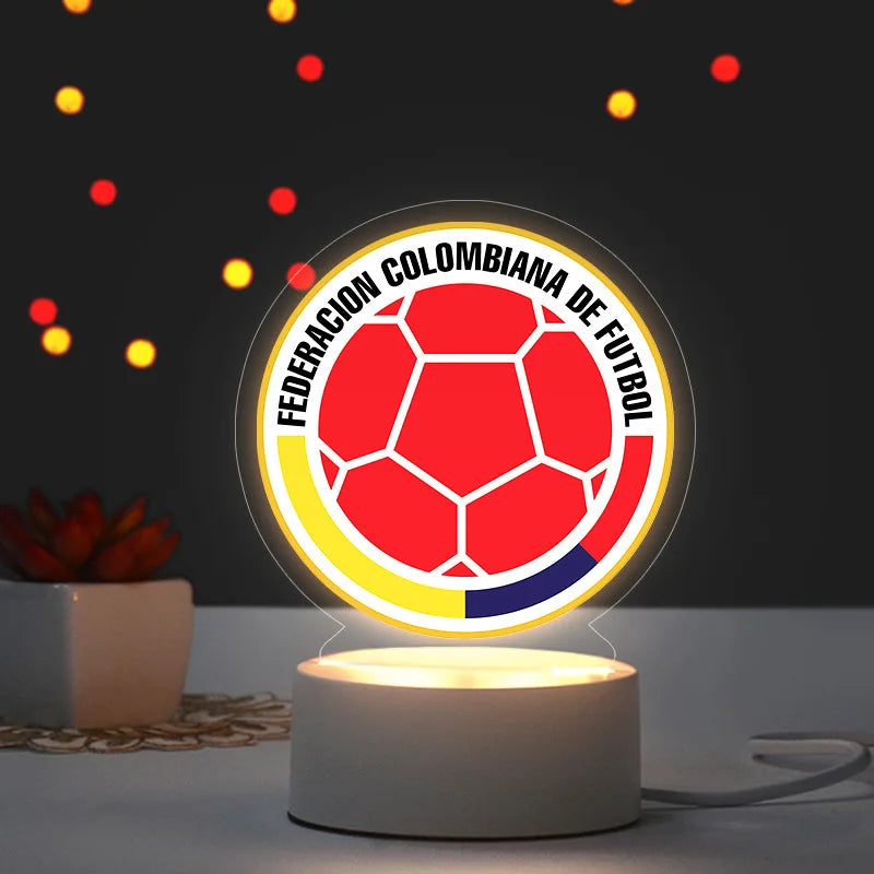 2026 Football Mascot Trophy LED Night Light Desktop Lamp Collectible Decoration