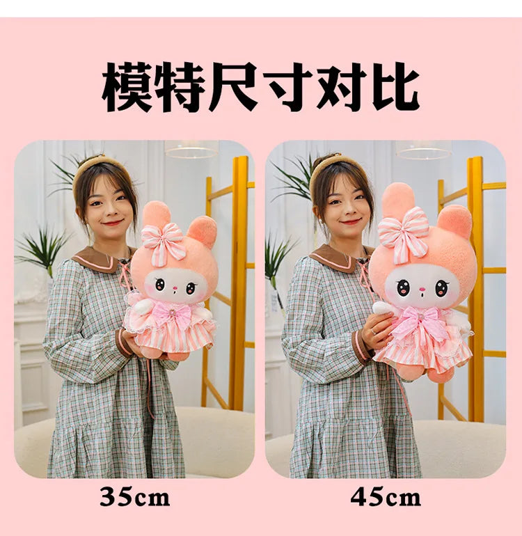 Cute Character Diamond Bow Plush Stuffed Doll Pillow Toy