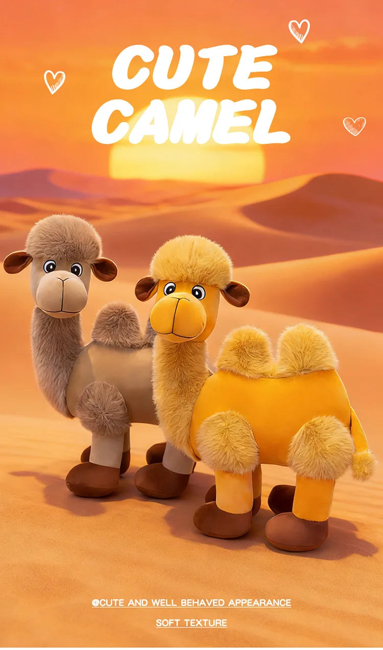 Cute Desert Camel Plush Stuffed Doll Toy