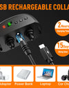 Automatic Anti Barking Dog Collar Rechargeable Electric Dogs Training Collar Dog Stop Barking Vibration Waterproof Collar