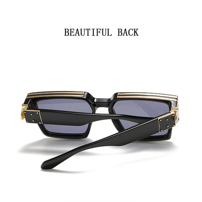 Millionaire Sunglasses For Men Vintage Square Fashion Glasses Luxury Retro Trending Punk