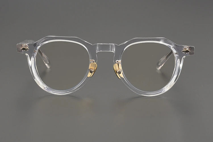 Vintage Oval Acetate Optical Eyeglasses Frame