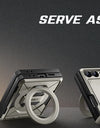 Magnetic for Z Flip 6 Case Hinge Protection Front Screen Protector Military-Grade Protective Ring Kickstand Magsafe Phone Case