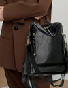 Multifunctional Large Capacity Backpacks High Quality Leather Luxury Designer Brand Women's Backpack