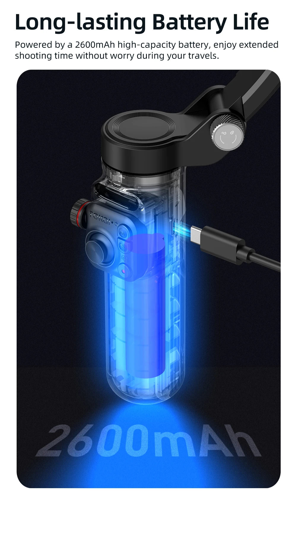 3-Axis Handheld Gimbal Stabilizer for Smartphone with Wireless Remote for iPhone Android Phone Face Tracking Tiktok Vlog