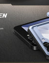 For Z Flip 7 FE/Z Flip 6 Cases Built-in  Ring Stand with Magsafe Full Coverage Hinge Protection Screen Protector Cover