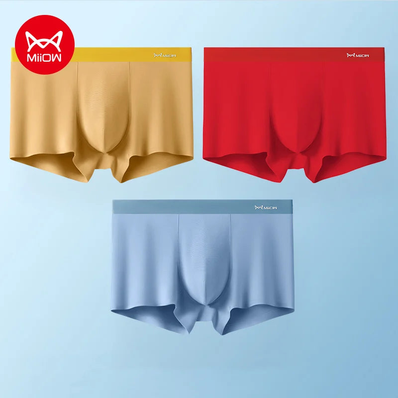 3-Pack Seamless Modal Silk Boxer Shorts – 80 Count