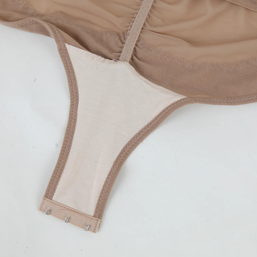 Women Tummy Control Bodysuit Shapewear with Built-in Bra & Butt Lifter