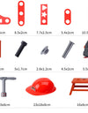 Kids Toolbox Kit Educational Toys Simulation Repair Tools Toys Drill Plastic Game Learning Engineering Puzzle Toys Gifts For Boy