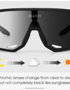 Photochromic Cycling Glasses Outdoor Sports Sunglasses Men MTB Cycling Sunglasses Women Road Bike Glasses UV400 Bicycle Glasses
