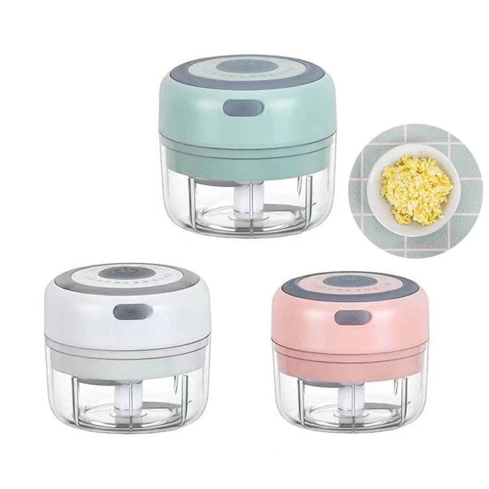 Portable Electric Garlic Masher Crusher 100ml Garlic Chopper Food Processor Kitchen Kitchen Gadgets Electric